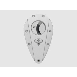 Xikar Xi1 120 Perfect Cut Silver  dupla pengés pillangó szivarvágó - Ezüst színű