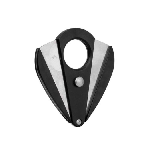 Xikar Xi80 Black nagyméretű dupla pengés szivarvágó - Fekete színű