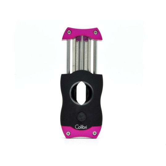 Colibri V-Cut Pink ék szivarvágó – V-Cutter, nemesacél penge, 23 mm