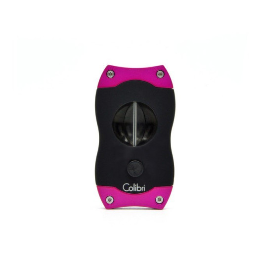 Colibri V-Cut Pink ék szivarvágó – V-Cutter, nemesacél penge, 23 mm