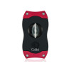 Colibri V-Cut Red, nemesacél pengéjü ék szivarvágó 23mm - piros