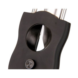 Colibri V-Cut Black, nemesacél pengéjü ék szivarvágó 23mm - fekete