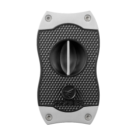 Colibri Diamond V-Cut, nemesacél pengéjű ék szivarvágó 23mm - fekete és króm színű pachmayr minta