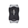 Colibri V-Cut Brushed Chrome, nemesacél pengéjü ék szivar vágó 23mm - szálcsiszolt króm