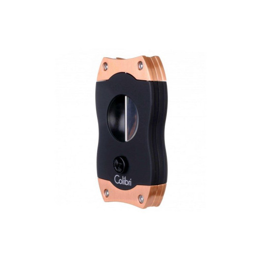 Colibri V-Cut Brushed Rose Gold, nemesacél pengéjü ék szivarvágó 23mm - szálcsiszolt rózsaarany