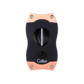 Colibri V-Cut Brushed Rose Gold, nemesacél pengéjü ék szivarvágó 23mm - szálcsiszolt rózsaarany