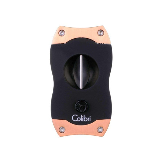Colibri V-Cut Brushed Rose Gold, nemesacél pengéjü ék szivarvágó 23mm - szálcsiszolt rózsaarany
