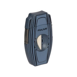 Xikar VX2 V-Cut szivar ékvágó 46-tól 70-es szivar gyűrű méretig - szürke fekete csíkos