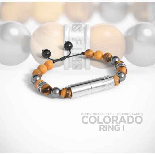 Les Fines Lames Punch Bracelet - Colorado Ring I szivaros karkötő, szivarfúróval 