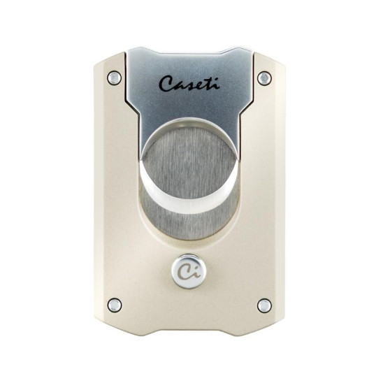 Caseti guillotine nemesacél szivarvágó - matt titán és króm