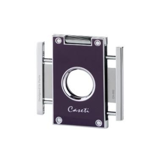 Caseti szivarvágó dupla pengés - lila színű