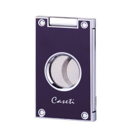 Caseti szivarvágó dupla pengés - lila színű
