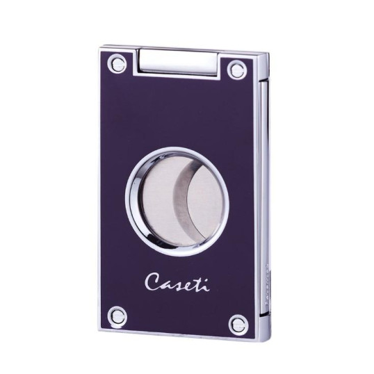 Caseti szivarvágó dupla pengés - lila színű