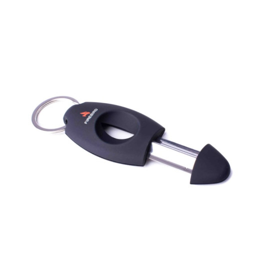 Firebird Viper kulcsra akasztható 23mm-es ék szivarvágó - fekete