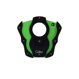 Colibri Cut pillangó szivarvágó zöld színű tapadás mentes nemesacél pengével - 25mm