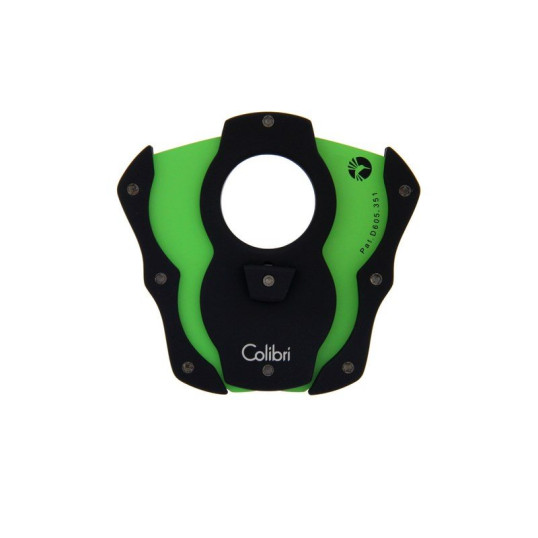 Colibri Cut pillangó szivarvágó zöld színű tapadás mentes nemesacél pengével - 25mm