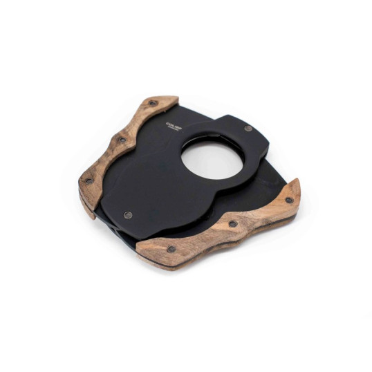 Colibri Wood Cut Light Burl, pillangó szivarvágó eredeti fa borítással - 22mm