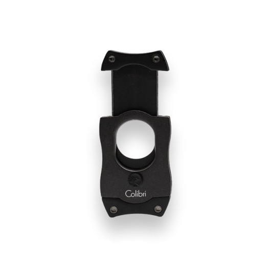 Colibri S-Cut Black, fekete színű nemesacél pengéjü guillotine szivarvágó 26mm - fekete