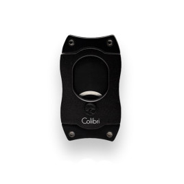 Colibri S-Cut Black, fekete színű nemesacél pengéjü guillotine szivarvágó 26mm - fekete