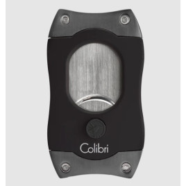 Colibri S-Cut Gunmetal, nemesacél pengéjü guillotine szivarvágó 26mm - sötétszürke