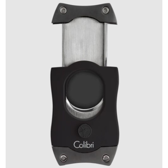 Colibri S-Cut Gunmetal, nemesacél pengéjü guillotine szivarvágó 26mm - sötétszürke