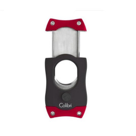 Colibri S-Cut Red, nemesacél pengéjü guillotine szivarvágó 26mm - piros