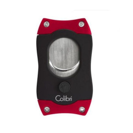 Colibri S-Cut Red, nemesacél pengéjü guillotine szivarvágó 26mm - piros