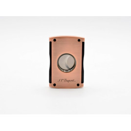 S.T. Dupont MaxiJet Vintage szálcsiszolt bronz szivarvágó – dupla pengés prémium vágó