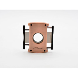 S.T. Dupont MaxiJet Vintage szálcsiszolt bronz szivarvágó – dupla pengés prémium vágó