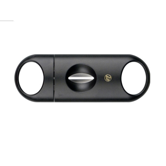 Padonio ék (V-cut) szivarvágó, fekete, nemesacél pengével