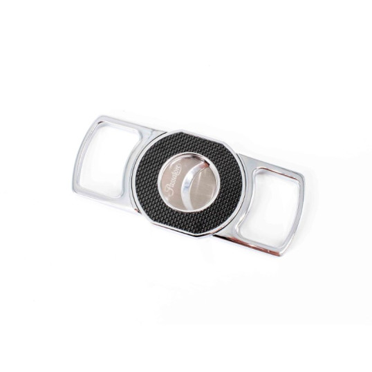 Passatore kétujjas szivar vágó nemesacél, króm/carbon - TIE Advanced x1