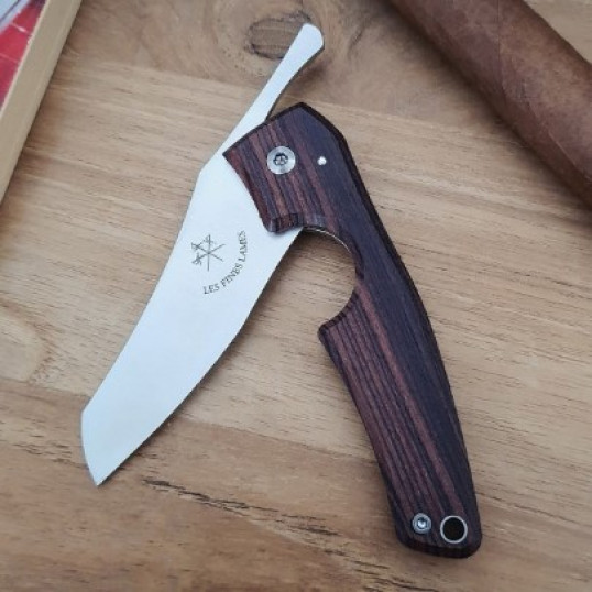 Les Fines Lames Le Petit - Compass - Dominican Republic Kingwood szivarvágó kés