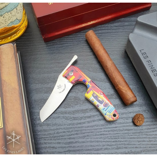 Les Fines Lames Le Petit szivarvágó kés-Havana street