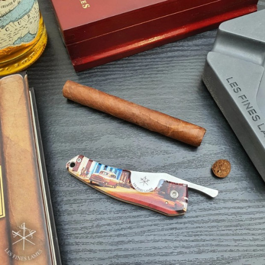 Les Fines Lames Le Petit szivarvágó kés - Havana streets