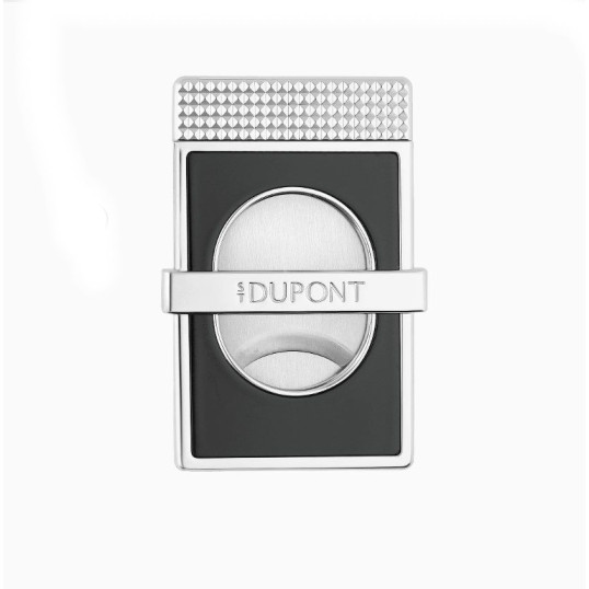 S.T. Dupont CC Slim szivarvágó fekete lakkal, króm bevonattal