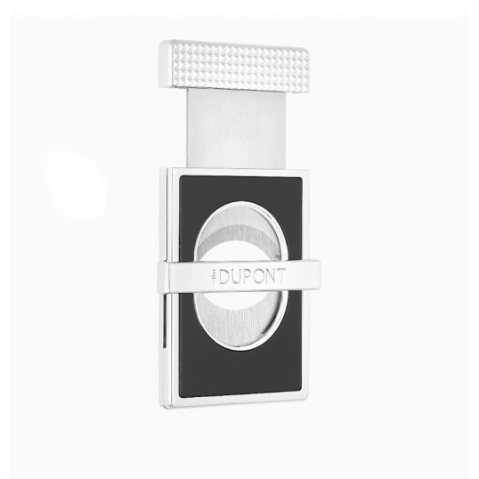 S.T. Dupont CC Slim szivarvágó fekete lakkal, króm bevonattal