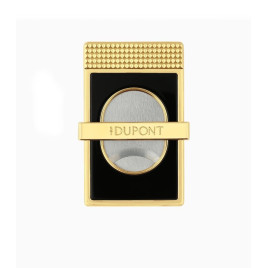 S.T. Dupont CC Slim szivarvágó fekete lakkal, aranyszínű bevonattal