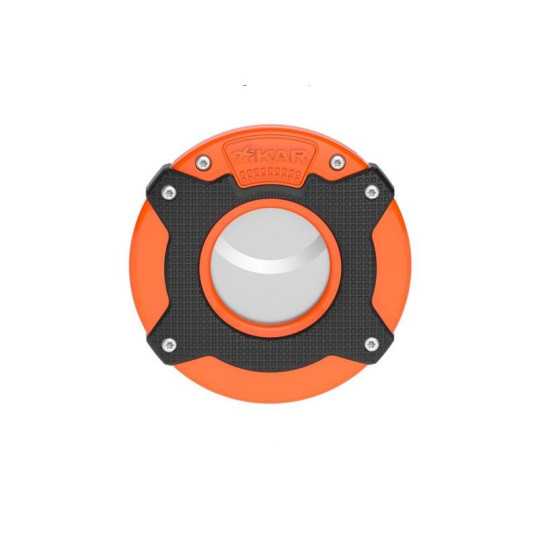 Xikar Enso Orange dupla pengés Guillotine szivarvágó - narancs sárga