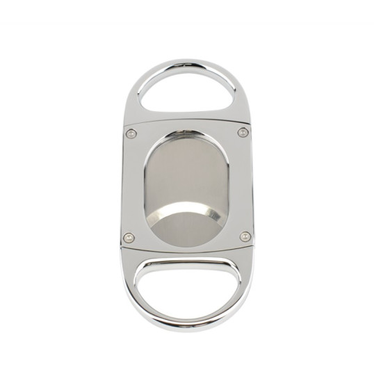 Xikar M8 Metal Body Cutter, Chrome Silver, dupla pengés guillotine szivarvágó – fém vázzal, nagy méretű szivarokhoz