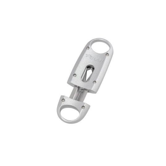 Xikar VX V-Cut Silver, szivar ékvágó 64-es szivar gyűrű méretig - ezüst