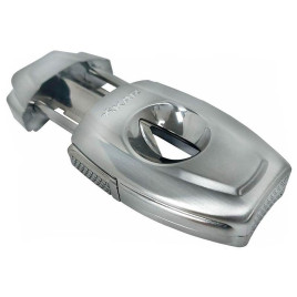 Xikar VX2 V-Cut szivar ékvágó – szálcsiszolt króm, 46–70 gyűrűméret