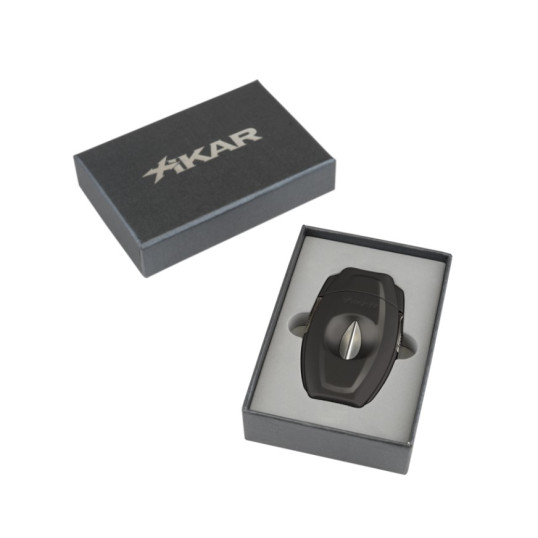 Xikar VX2 V-Cut szivar ékvágó – fekete, 46–70 gyűrűméret