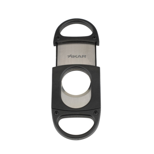 Xikar X8 Black guillotine szivarvágó – szivartartó funkcióval