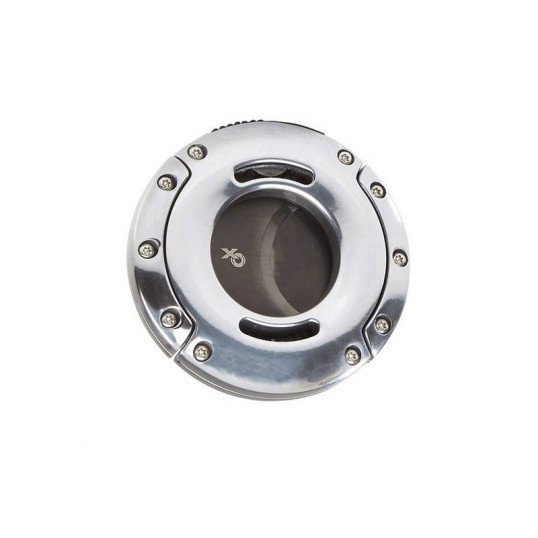 Xikar XO Chrome szivarvágó dupla pengés - polírozott króm fekete pengével