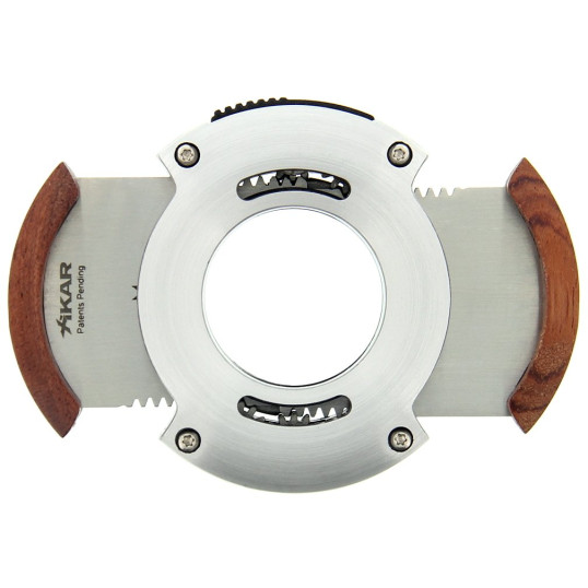 Xikar XO Redwood szálcsiszolt szivarvágó dupla pengés - Mamutfenyő