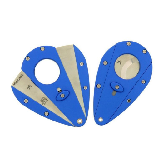 Xikar Xi1 Cutter Blue, dupla pengés pillangó szivarvágó - kék