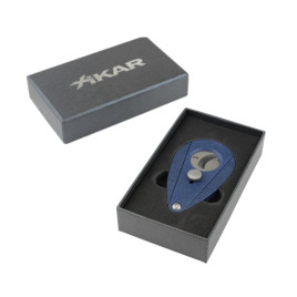 Xikar Xi2 Lapis Blue dupla pengés szivarvágó – lazúrkő kék