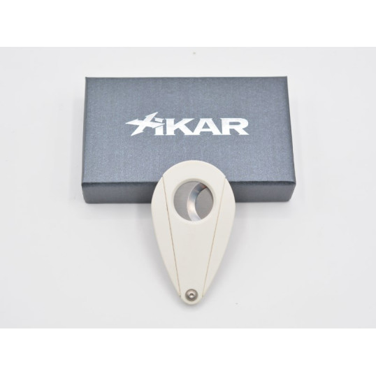 Xikar Xi2 White, dupla pengés csepp alakú szivarvágó - fehér