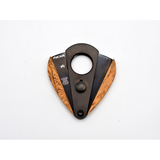 Xikar Xi3 Phantom Spalted Tamarind szivarvágó - Fekete pengével