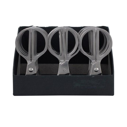 Szivarvágó olló 9,7 cm hosszú, króm színű - Atomic